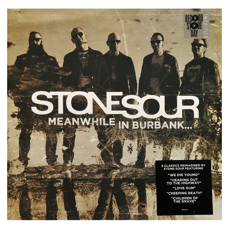 Stone Sour Meanwhile In Burbank (RSD 2015 White With Black Marble Vinyl) Plak Vinyl Record LP Albüm
