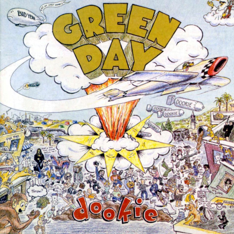 Green Day Dookie Plak Vinyl Record LP Albüm