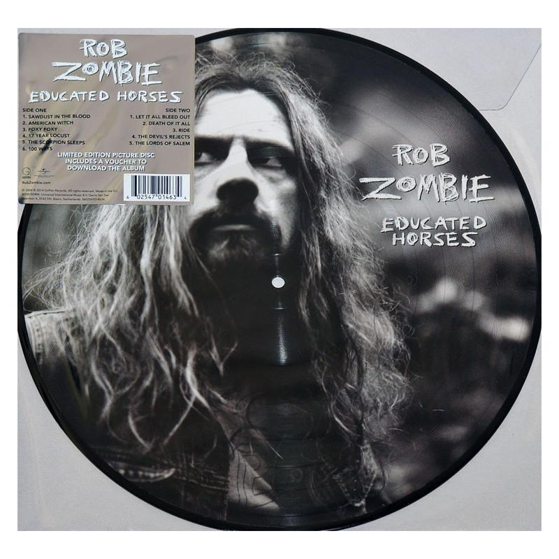 Rob Zombie Educated Horses (Limited Edition Picture Disc) Plak Vinyl Record LP Albüm