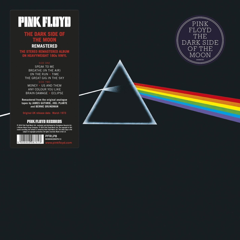 Pink Floyd The Dark Side Of The Moon Plak Vinyl Record LP Albüm