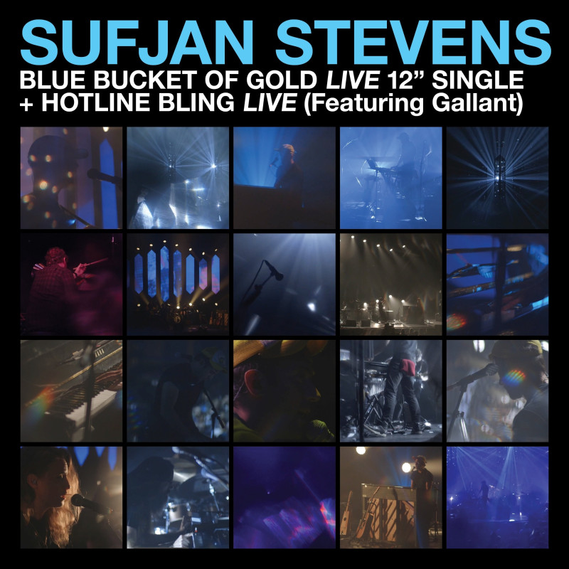 Sufjan Stevens Blue Bucket Of Gold Live / Hotline Bling Live (Translucent Blue Vinyl) EP- Plak