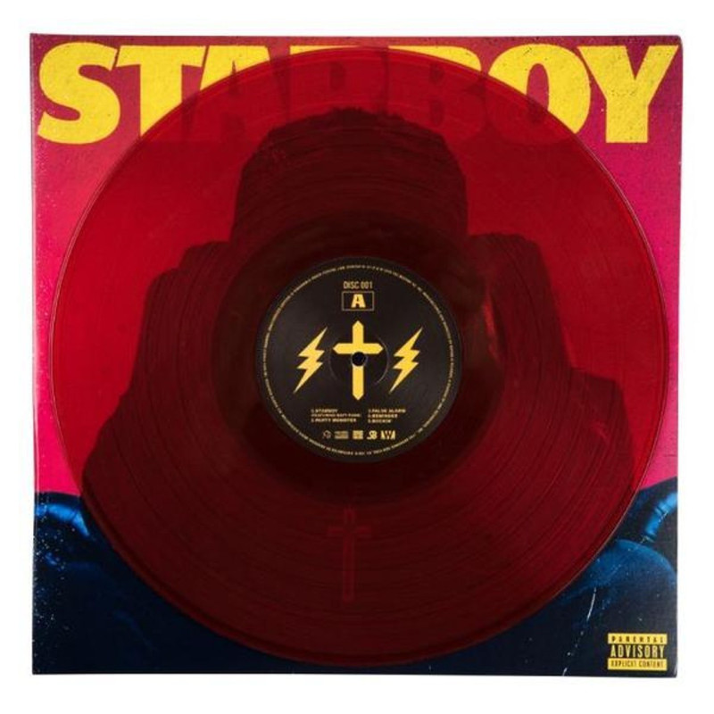 The Weeknd Starboy (Translucent Red Vinyl) Plak Vinyl Record LP Albüm